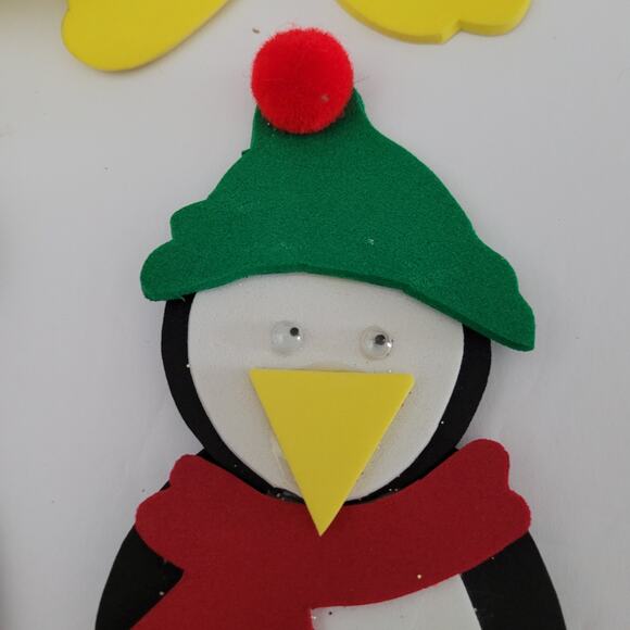 Cute Penguin Magnets - Holiday Decor, Set of 4 - Picture 7 of 8